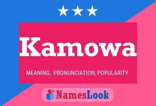 ملصق اسم Kamowa