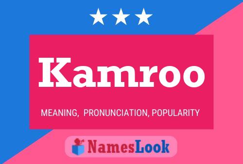 ملصق اسم Kamroo