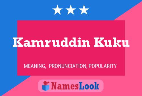 ملصق اسم Kamruddin Kuku