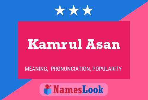 ملصق اسم Kamrul Asan