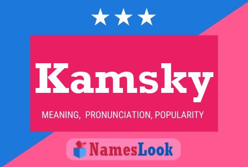 ملصق اسم Kamsky