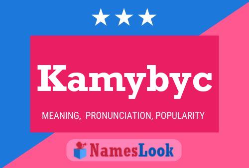 ملصق اسم Kamybyc