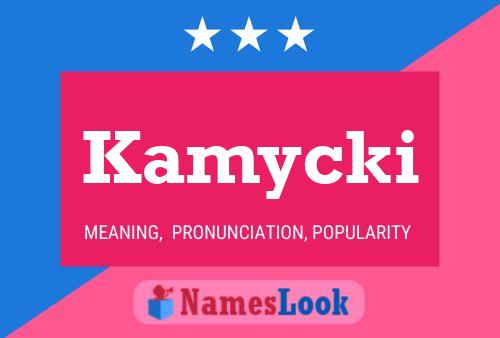 ملصق اسم Kamycki