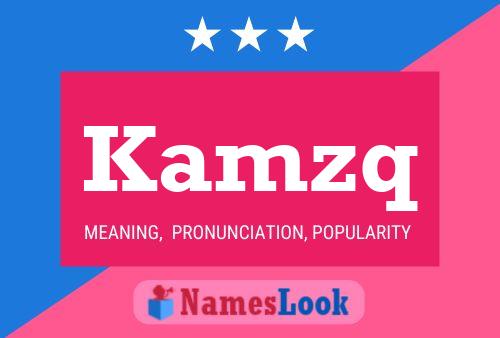 ملصق اسم Kamzq