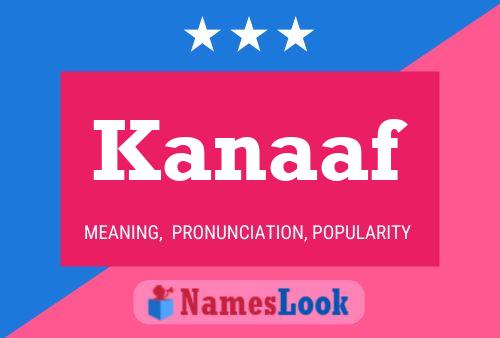 ملصق اسم Kanaaf