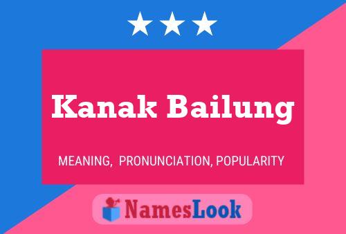 ملصق اسم Kanak Bailung