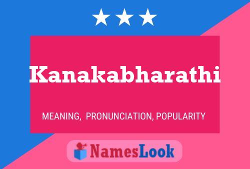 ملصق اسم Kanakabharathi