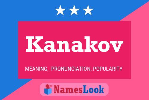 ملصق اسم Kanakov