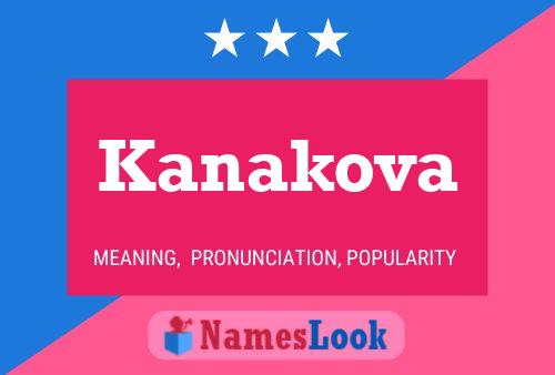 ملصق اسم Kanakova