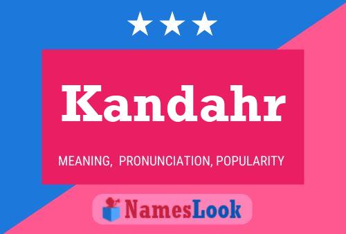 ملصق اسم Kandahr