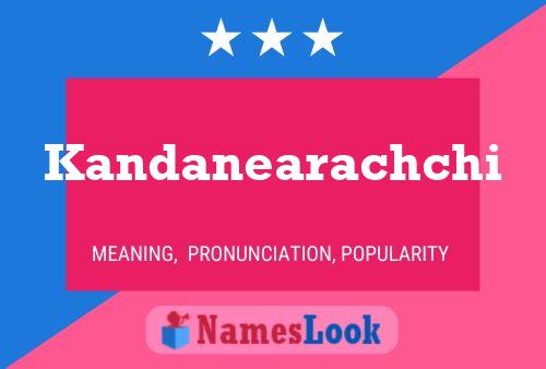 ملصق اسم Kandanearachchi