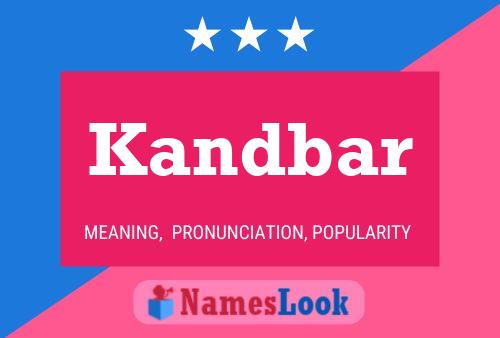 ملصق اسم Kandbar