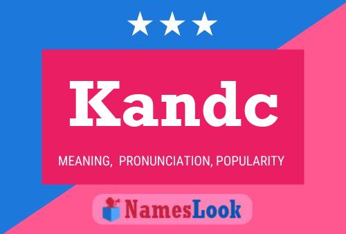 ملصق اسم Kandc