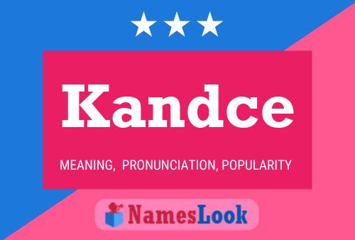 ملصق اسم Kandce