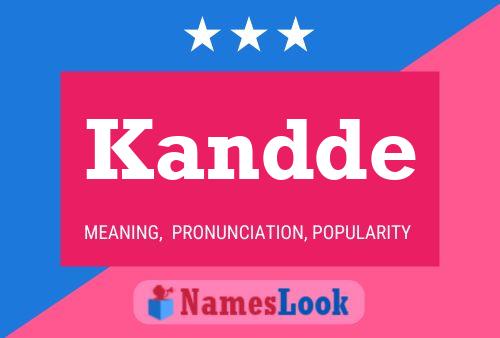 ملصق اسم Kandde