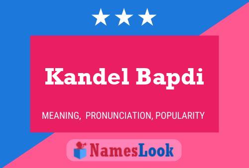 ملصق اسم Kandel Bapdi