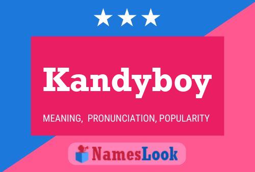 ملصق اسم Kandyboy