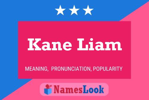 ملصق اسم Kane Liam