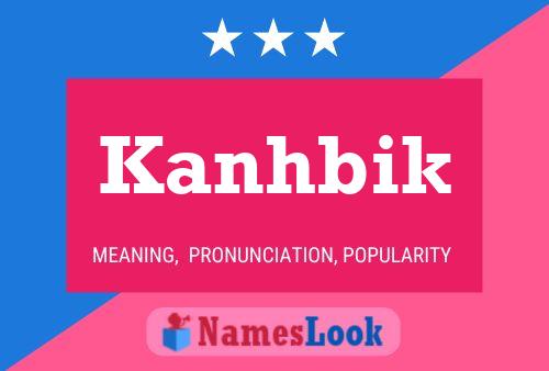 ملصق اسم Kanhbik