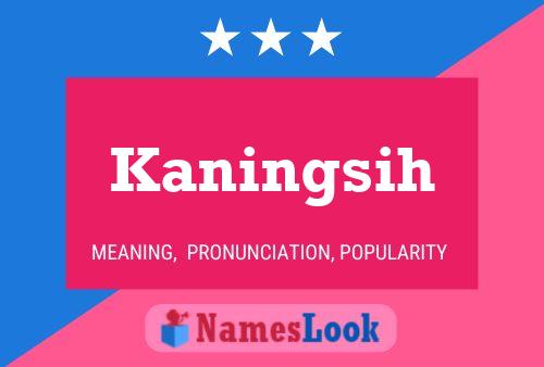 ملصق اسم Kaningsih