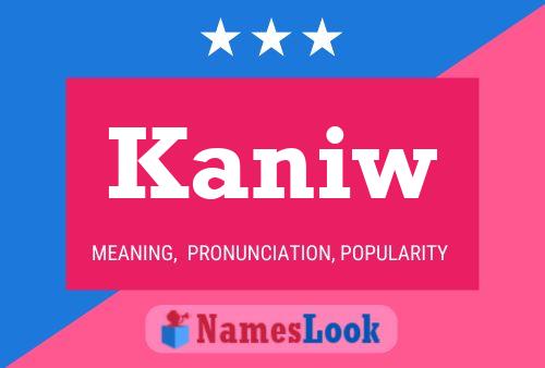 ملصق اسم Kaniw