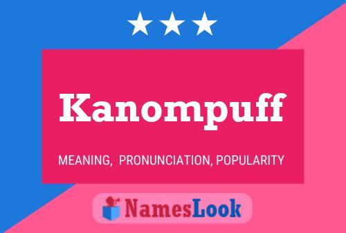 ملصق اسم Kanompuff