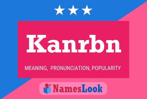 ملصق اسم Kanrbn