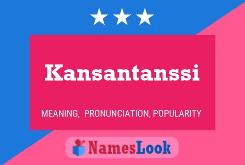 ملصق اسم Kansantanssi