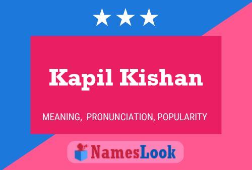 ملصق اسم Kapil Kishan