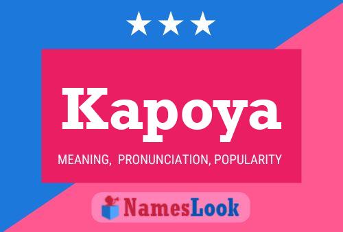 ملصق اسم Kapoya