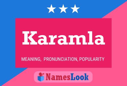 ملصق اسم Karamla