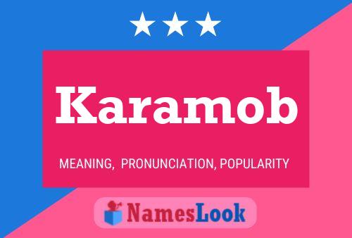 ملصق اسم Karamob