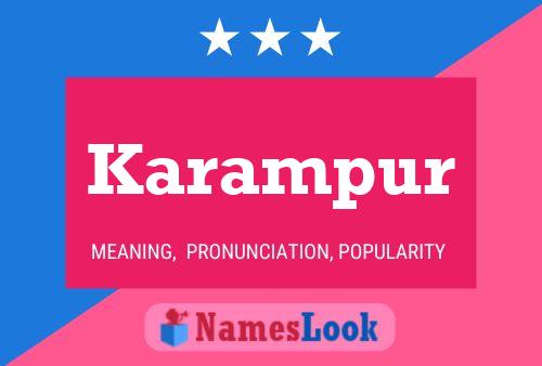 ملصق اسم Karampur