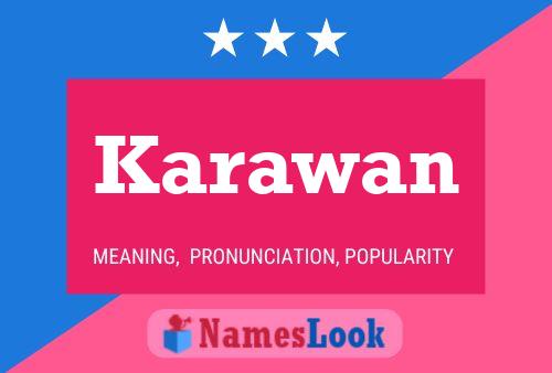 ملصق اسم Karawan