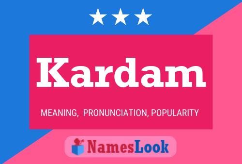 ملصق اسم Kardam