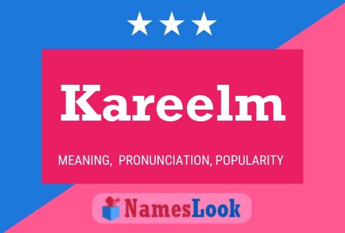 ملصق اسم Kareelm