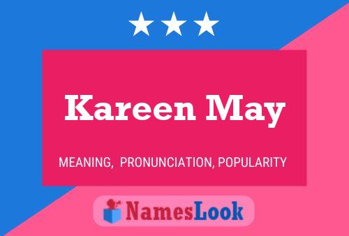 ملصق اسم Kareen May