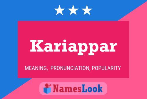 ملصق اسم Kariappar