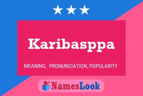 ملصق اسم Karibasppa