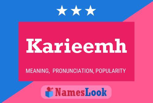 ملصق اسم Karieemh