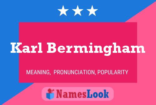 ملصق اسم Karl Bermingham