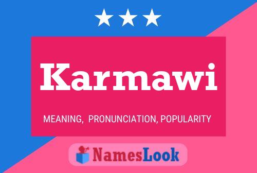 ملصق اسم Karmawi