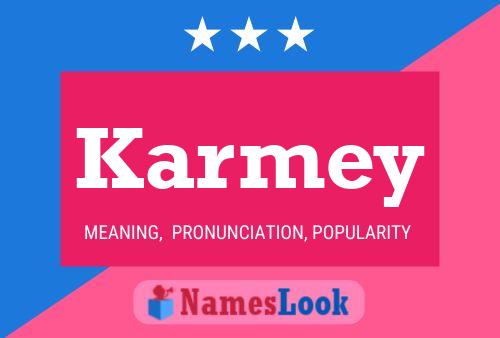 ملصق اسم Karmey