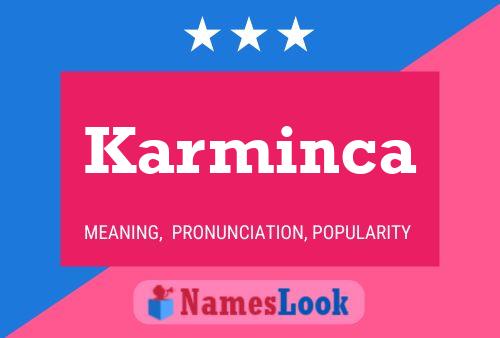 ملصق اسم Karminca