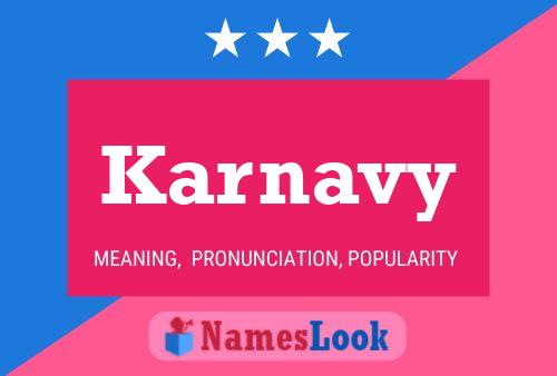 ملصق اسم Karnavy