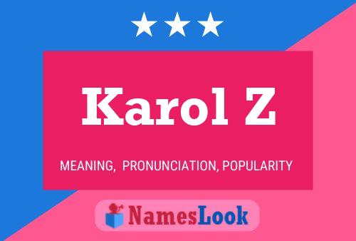 ملصق اسم Karol Z