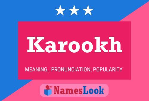 ملصق اسم Karookh