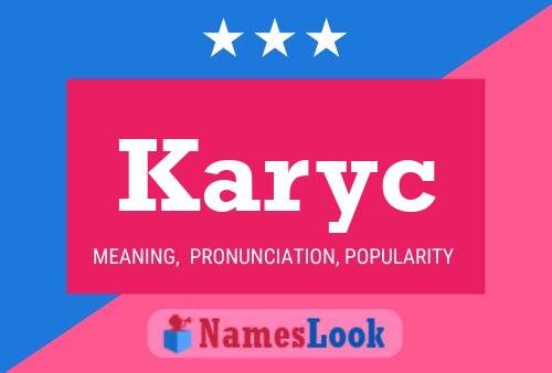 ملصق اسم Karyc