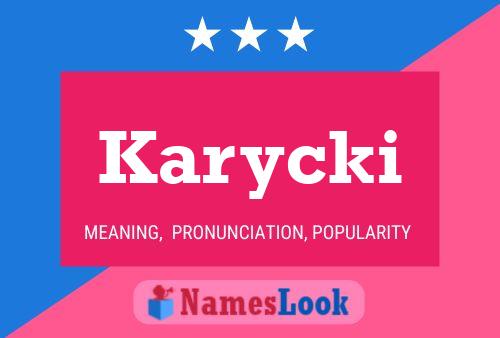 ملصق اسم Karycki