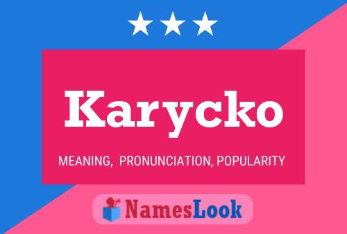 ملصق اسم Karycko